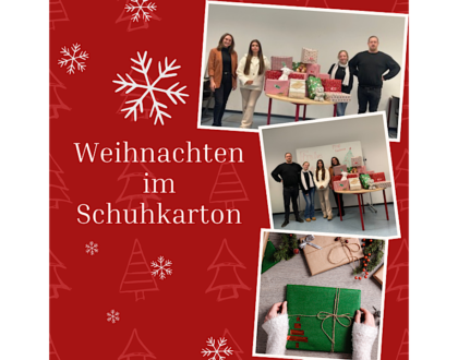Weihnachten im Schuhkarton– Unsere SV setzt ein starkes Zeichen der Nächstenliebe